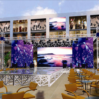 Schermo di visualizzazione variopinto del LED della piastrella per pavimento di HD SMD 1921 P3.91 P2.064